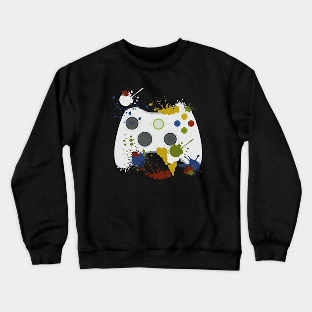 Controller Graffiti - Xbox Crewneck Sweatshirt by AngoldArts